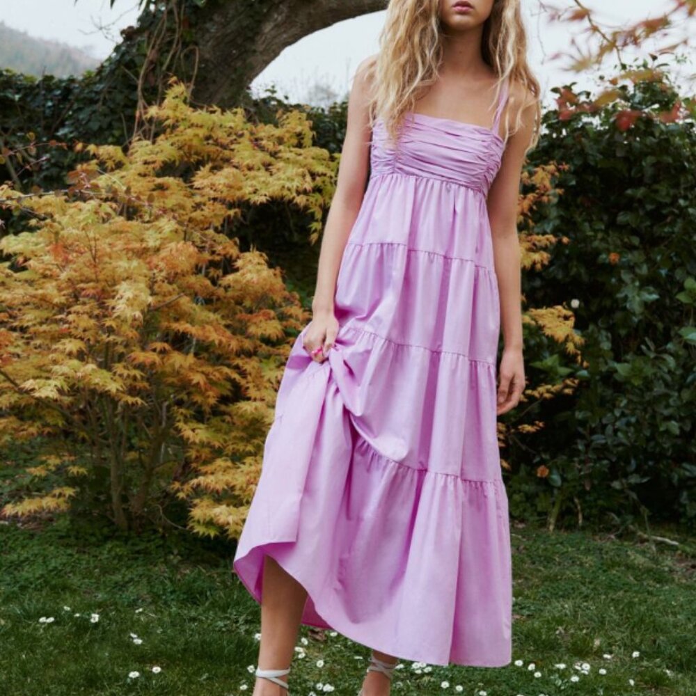 Zara Pink Midi Dress